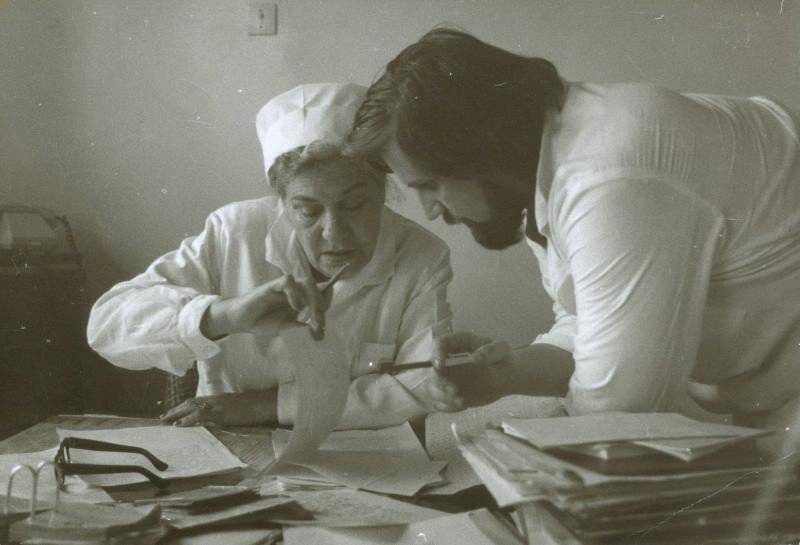 В медицинском кабинете, 1981 год, Куйбышевская обл., г. Тольятти