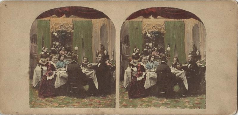 За столом, 1870-е
