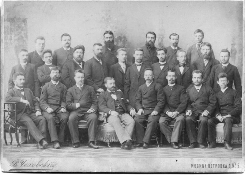 Группа мужчин, 1890-е, г. Москва