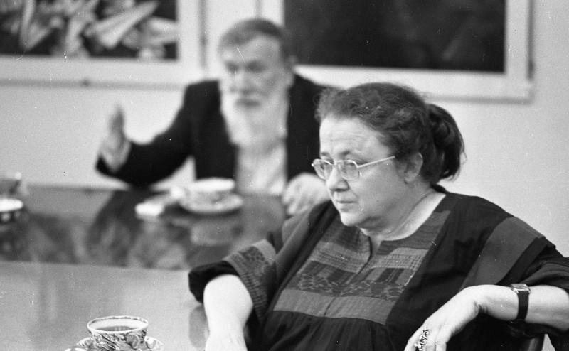 Мария Розанова и Андрей Синявский в редакции журнала «Юность», 4 января 1989 - 30 апреля 1989, г. Москва