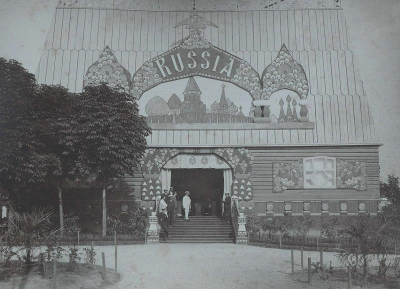 Главный вход в Русский павильон, 28 апреля 1906 - 11 ноября 1906, Италия, г. Милан. Всемирная выставка 1906 года в Милане.
