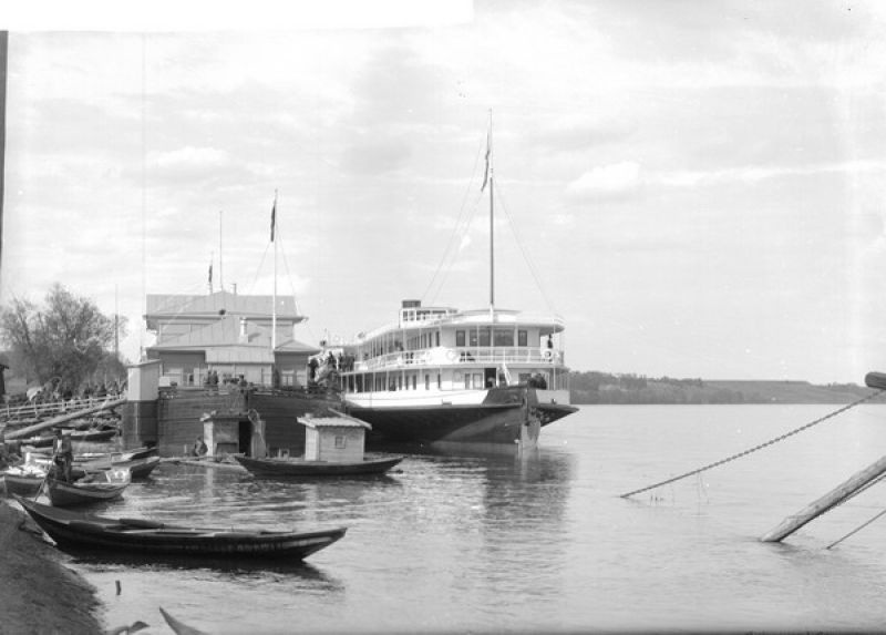 Пароходная пристань, 1900-е, г. Сызрань