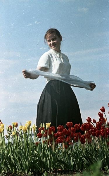 Ирина, съемка для «Огонька», 1960-е