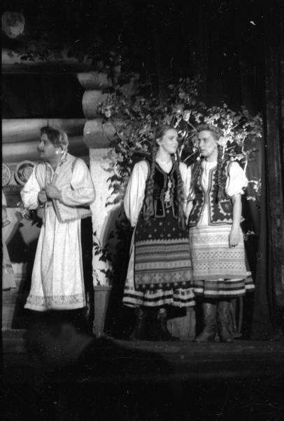 «Орлиные перья». Мизансцена, 1953 год, г. Москва