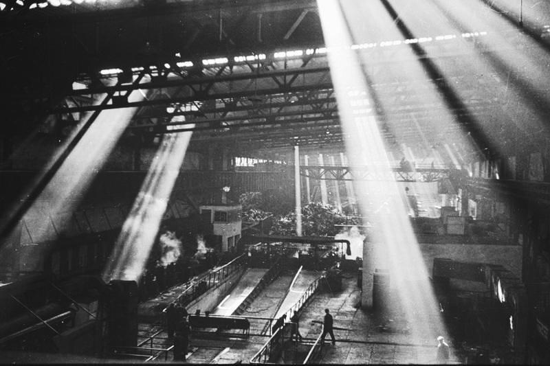 Прокатный цех, 1937 год, г. Магнитогорск