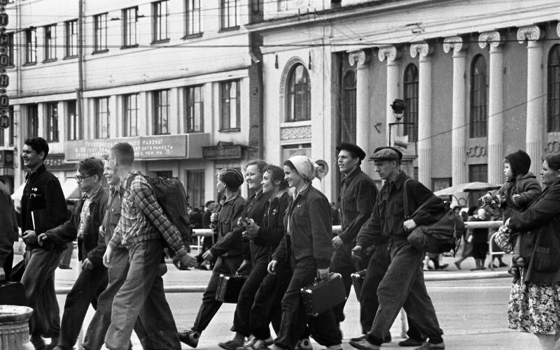 На улице, 1958 год, г. Свердловск