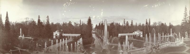 Фонтаны Петергофа, 1890 - 1900, Санкт-Петербургская губ., Петергофский у., г. Петергоф