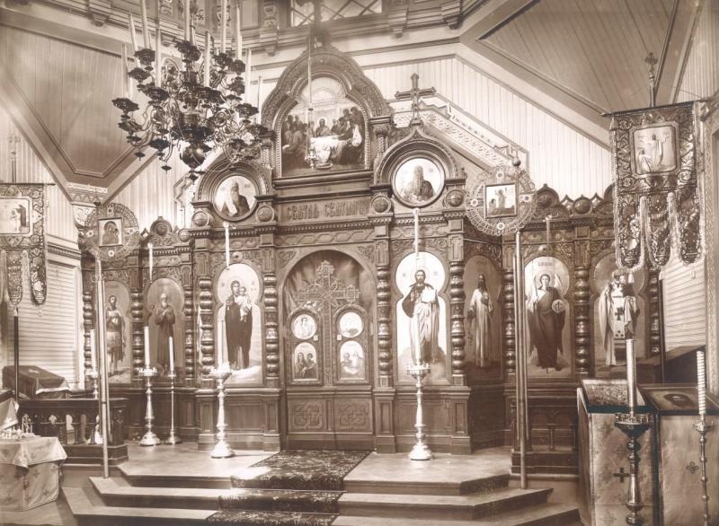 Интерьер православного храма, 1900-е