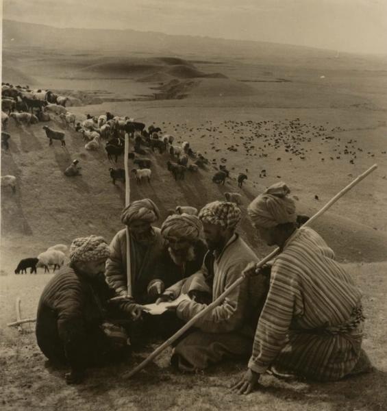 Пастухи, 1955 - 1961, Таджикская ССР. Выставка «Пастухи» с этой фотографией.&nbsp;