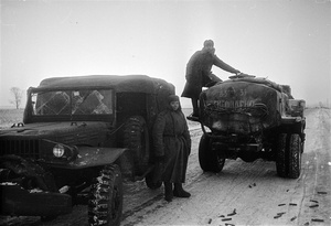 На войска на подходе к Толькемиту, 13 января 1945 - 25 апреля 1945, Восточная Пруссия. Восточно-Прусская операция. Территория современной Польши.Выставка «Восточно-Прусская операция» с этой фотографией.