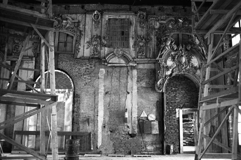 Тронный зал, 1970-е, Ленинградская обл., г. Пушкин. Большой Екатерининский дворец.
