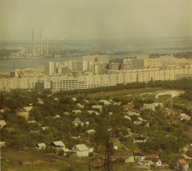 Городской пейзаж, 1970-е, г. Днепропетровск