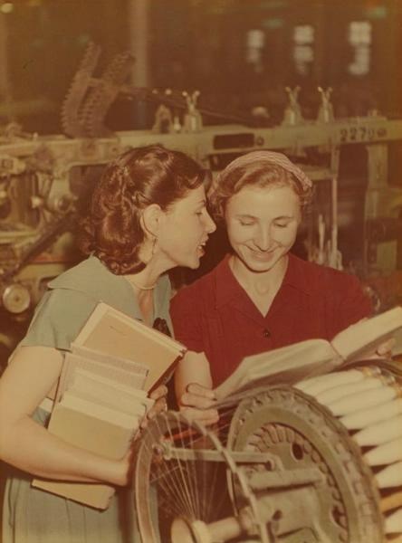 Библиотекарь-общественник, 1950-е