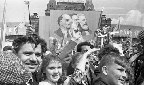 Фото первомайской демонстрации