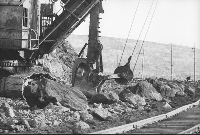 Разработка руды, 1937 год, г. Магнитогорск