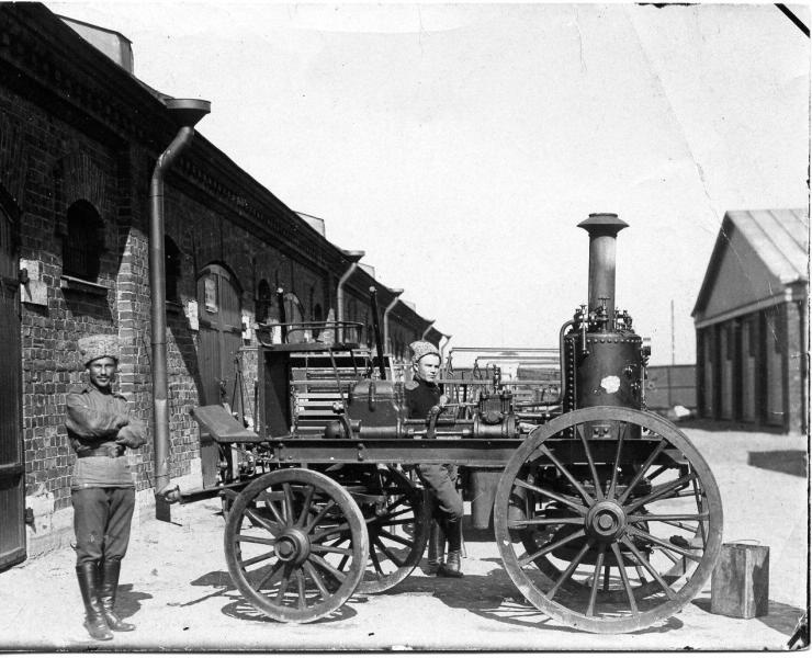 Паровая пожарная труба, 1917 год