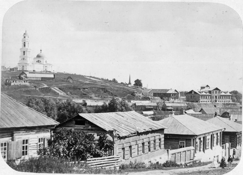 Панорама города, 1860 год, Тамбовская губ., г. Липецк