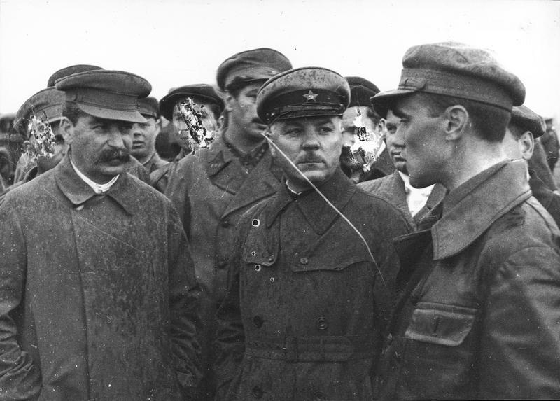 Иосиф Сталин и Климент Ворошилов, 1935 год
