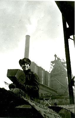 На стройке домны № 6 – Комсомольской, август - ноябрь 1943, Челябинская обл., г. Магнитогорск