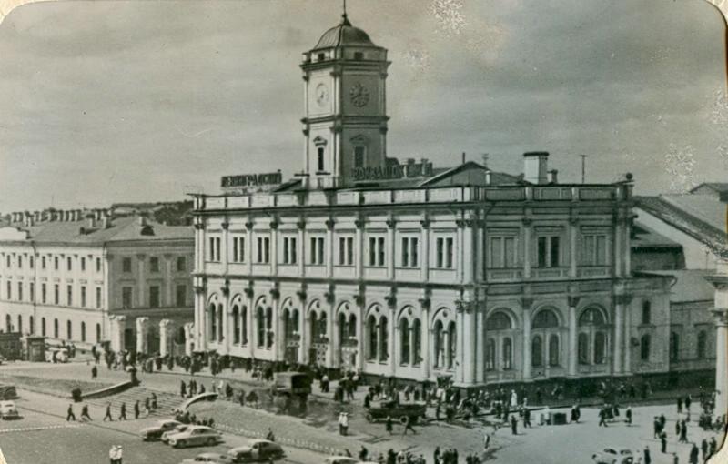 Ленинградский вокзал, 1956 год, г. Москва