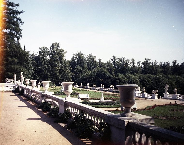 Верхняя терраса усадьбы «Архангельское», 1955 - 1969, Московская обл., Красногорский р-н