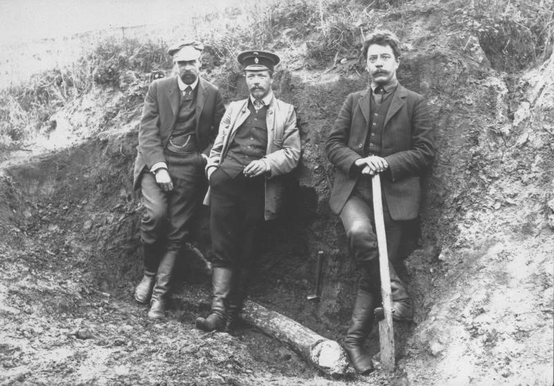Мужчины за земляными работами, 1905 - 1915