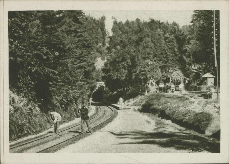 Туннель на платформе Зеленый мыс, 1920-е, Кутаисская губ.