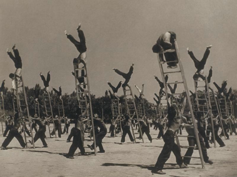 Коллективная гимнастика на лестницах, 1928 - 1932, Узбекская ССР