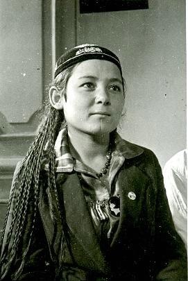 Делегатка Х съезда комсомола, 1936 год