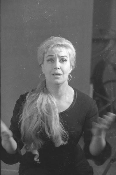 Ирина Муштакова в оперетте "Сто чертей и одна девушка", 1963 год, г. Москва