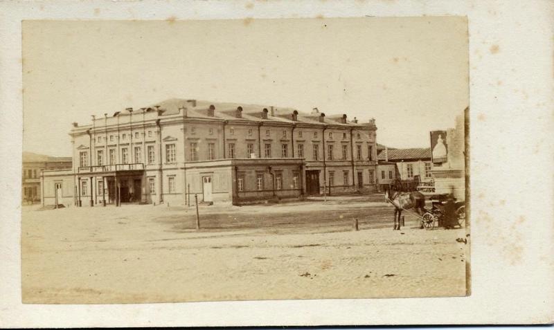 Вид одной из улиц города Киева, 1870-е, г. Киев