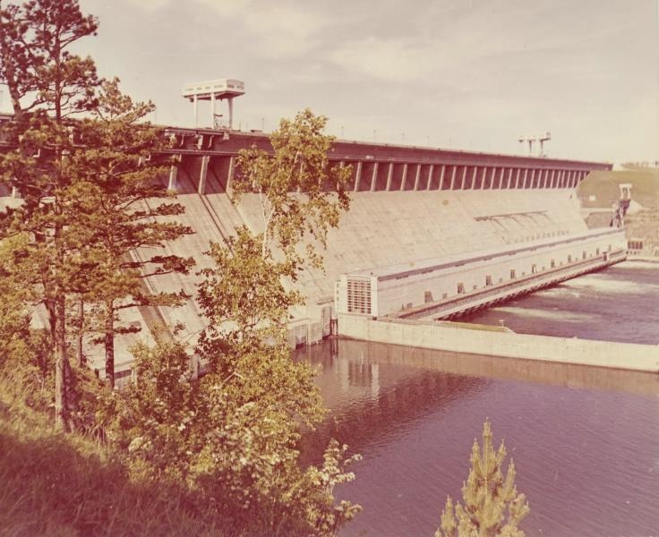 Братская ГЭС, 1977 год, Иркутская обл., г. Братск