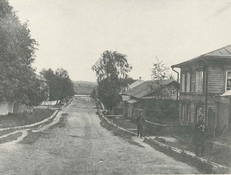 Сергиевская улица, 1912 - 1914, г. Череповец. Ныне улица Карла Либкнехта.