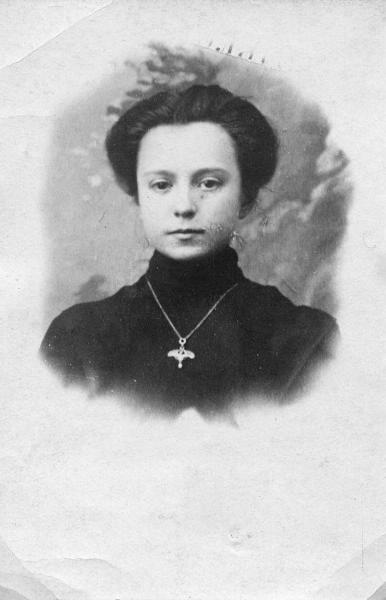 Женский портрет. Шура, 1906 год, Витебская губ., г. Полоцк