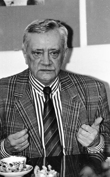 Владимир Максимов в редакции журнала «Юность», 13 апреля 1990, г. Москва