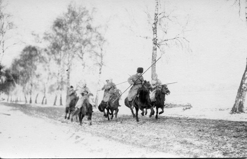 Преследование противника казаками, 1915 год