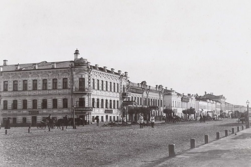 Угол улиц Соборной и Астраханской, 1895 - 1904, г. Рязань