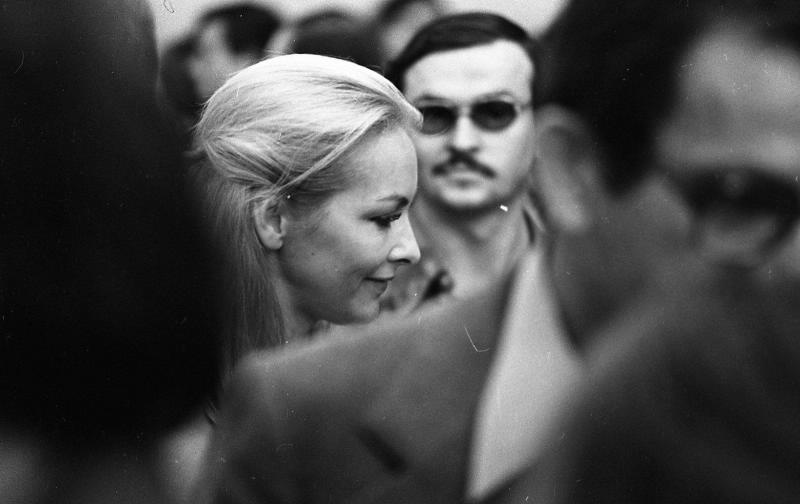 Польская актриса Барбара Брыльска, 1979 год, г. Москва. XI Московский международный кинофестиваль.