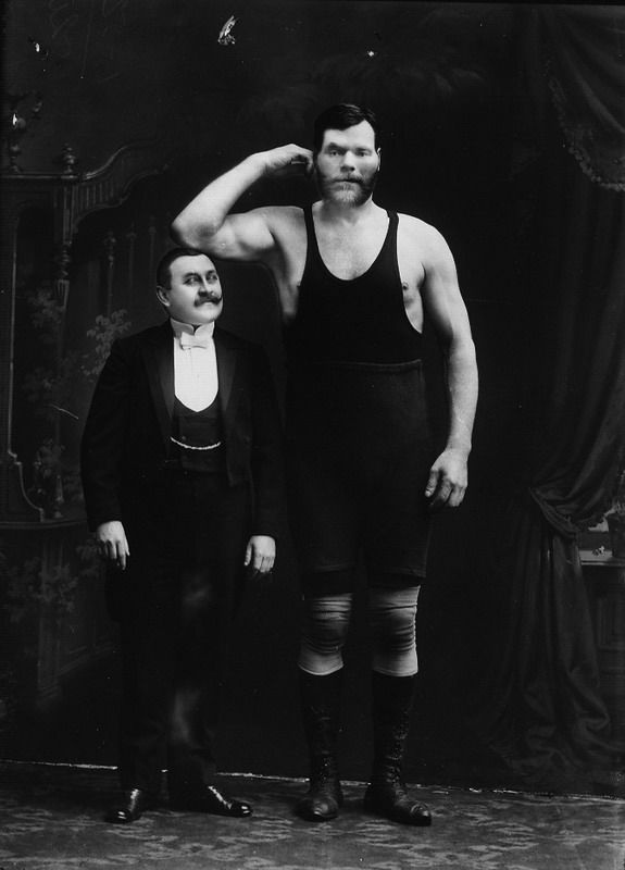 Всемирный чемпионат по классической борьбе. Участник чемпионата Григорий Кащеев, 1912 год, г. Санкт-Петербург