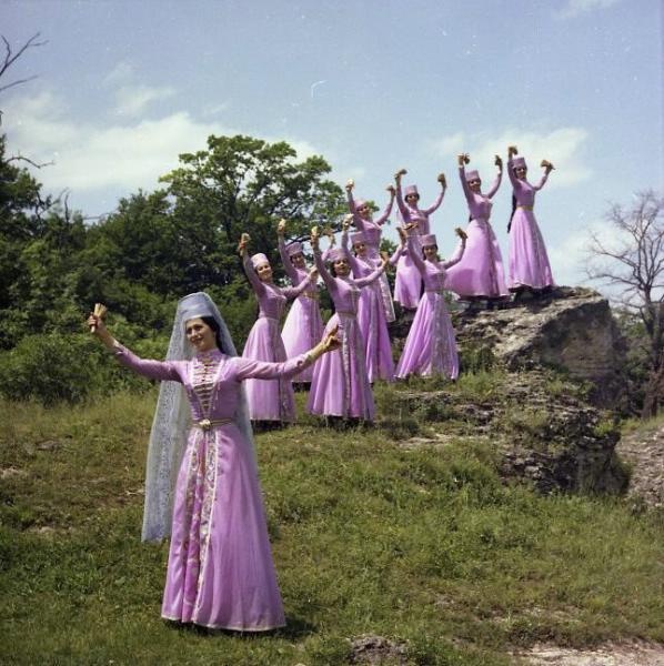 Адыгейский ансамбль пляски «Орида», 1975 - 1985, Адыгейская АО