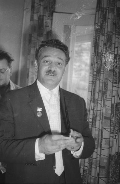 Манолис Глезос в редакции «Юности», 1967 год, г. Москва