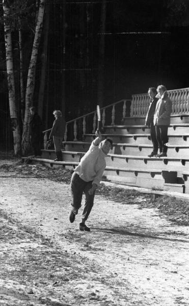 Игра в бадминтон, 1963 - 1964, г. Москва