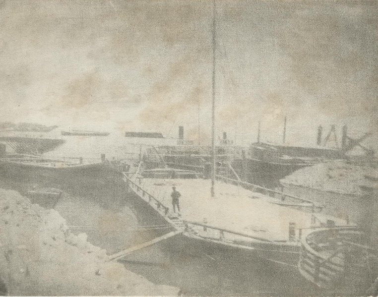 Затон зимой, 1920-е