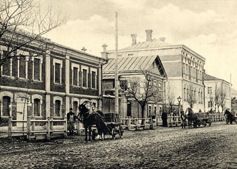 Хлебный амбар при Саратовском складе, 1895 - 1905, г. Саратов. Выставка «Путешествие в Саратов» с этой фотографией.