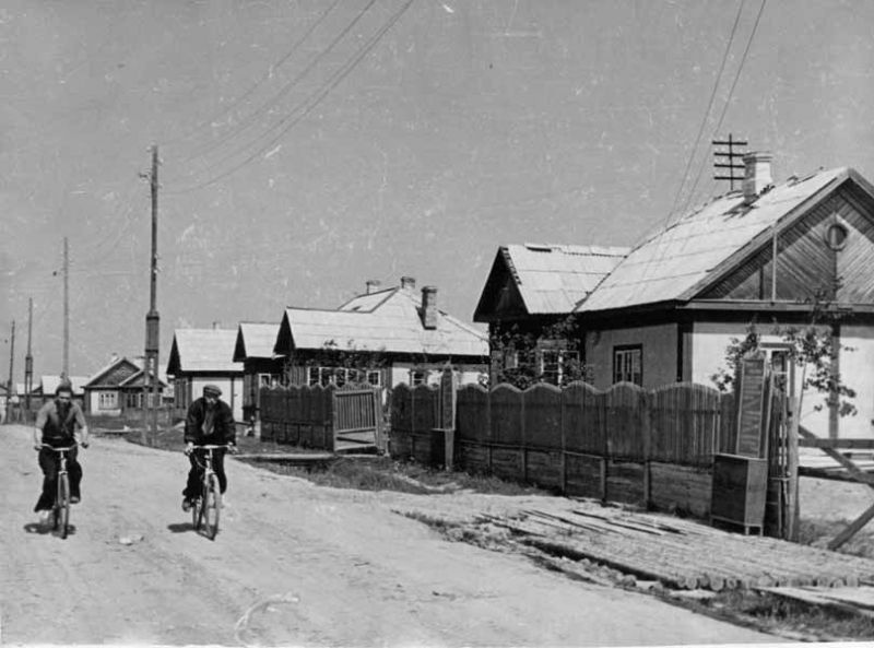 Фото "Поселок строителей Шексна-2 Череповецкого гидроузла", 1962 год, г. Черепов