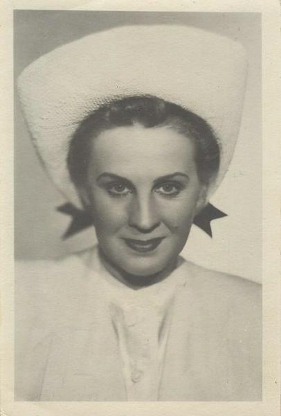 Ольга Жизнева, 1950-е, г. Киев
