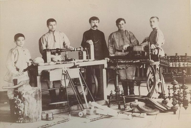 Токарная мастерская, 1890-е, г. Москва