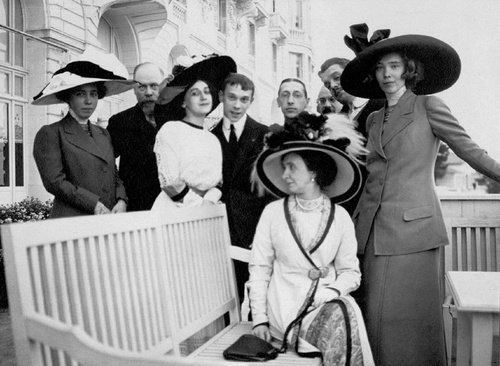 Сергей Дягилев с друзьями в Ницце, 1911 год, Франция, г. Ницца