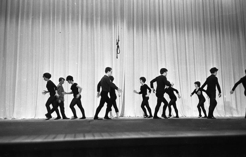 Фото "Цирковое училище во Дворце пионеров", 1963 год, г. Москва ...