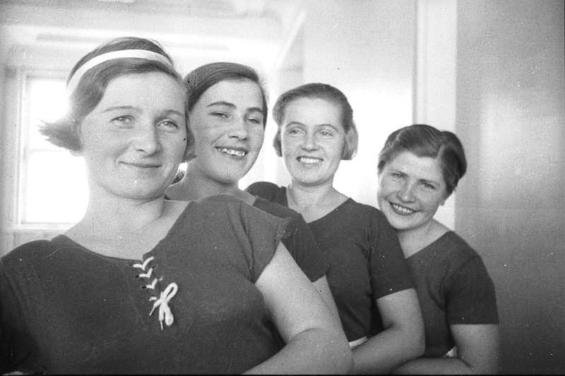 Физкультурницы, 1937 год, г. Магнитогорск